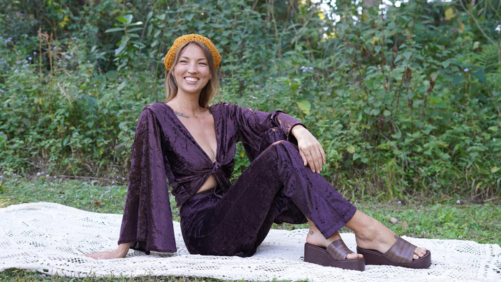 Blondie Brown Highrise Bells