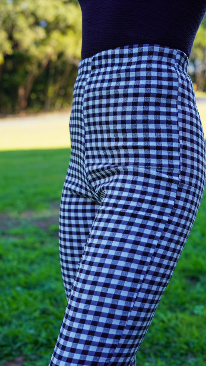 Gingham Marilyn cropped bells