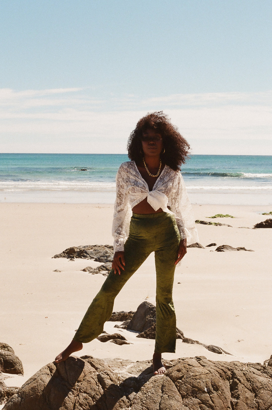 Blondie Green Highrise Bells