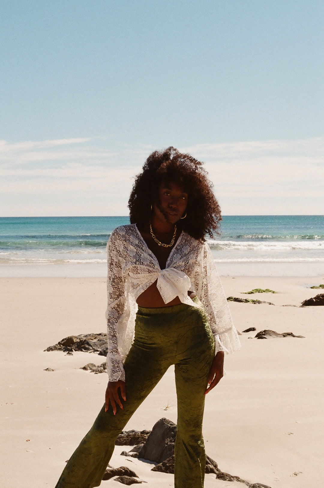 Blondie Green Highrise Bells