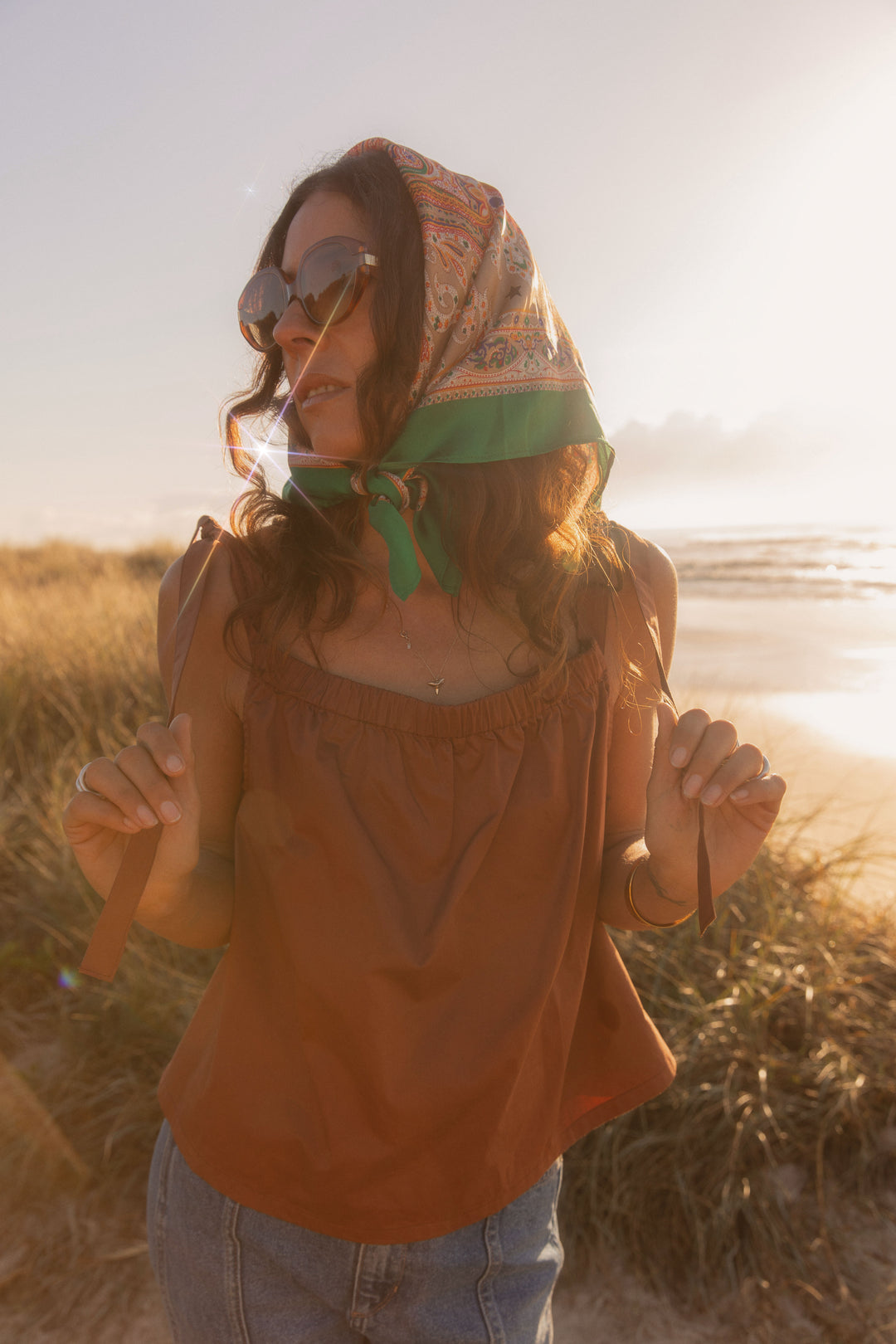 Brown BabyDoll Top
