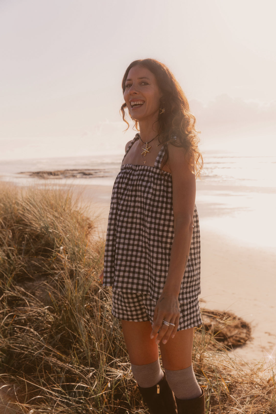 Gingham Cotton set