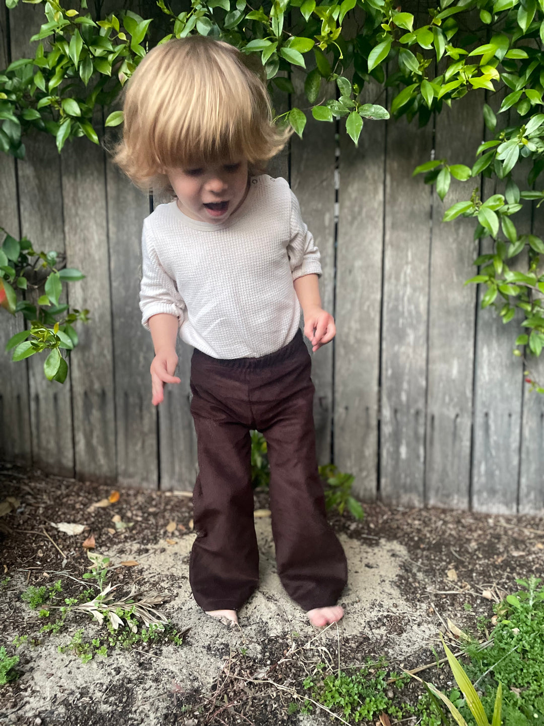Mini Brown cord pants